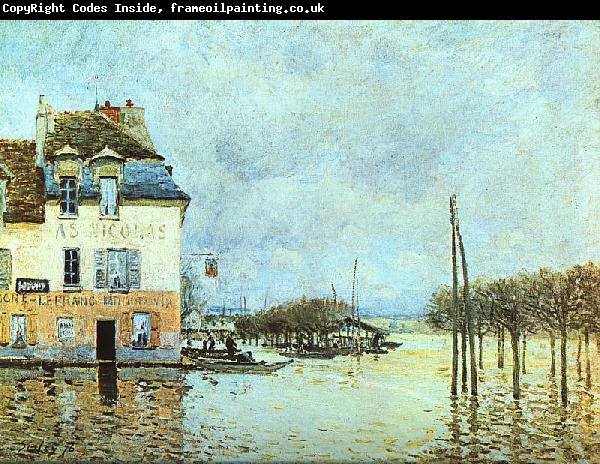 Alfred Sisley Flood at Pont-Marley
